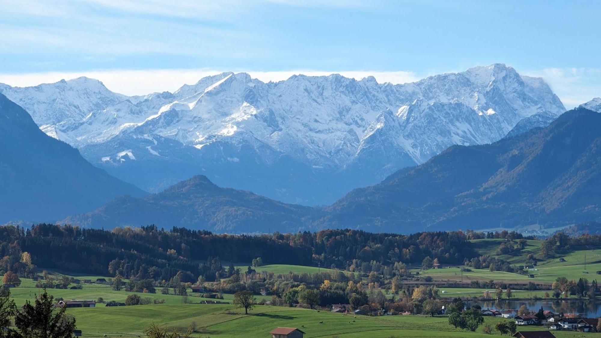 Liboria I Traumhafte Ferienwohnung In Aidling Am Riegsee Mit Atemberaubendem Panoramablick! 외부 사진