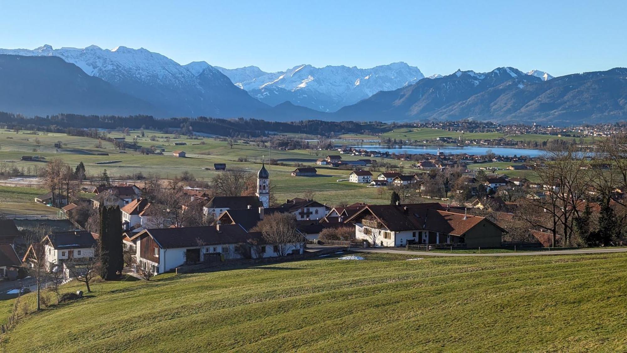 Liboria I Traumhafte Ferienwohnung In Aidling Am Riegsee Mit Atemberaubendem Panoramablick! 외부 사진